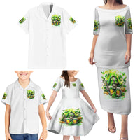 Irish Skull Family Matching Puletasi and Hawaiian Shirt I Whisper Back Bring Beer - Wonder Print Shop