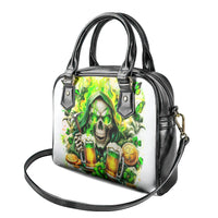 Irish Skull Shoulder Handbag I Whisper Back Bring Beer
