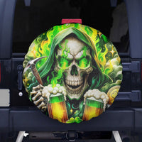 Irish Skull Spare Tire Cover I Whisper Back Bring Beer - Wonder Print Shop