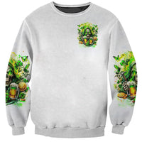 Irish Skull Sweatshirt I Whisper Back Bring Beer - Wonder Print Shop