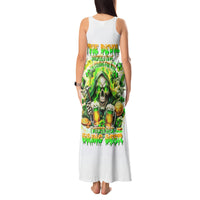 Irish Skull Tank Maxi Dress I Whisper Back Bring Beer - Wonder Print Shop