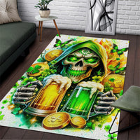 Irish Skull Area Rug To Wash Down Another Beer To Wash Down This Beer - Wonder Print Shop