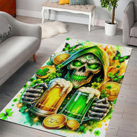Irish Skull Area Rug To Wash Down Another Beer To Wash Down This Beer - Wonder Print Shop