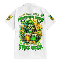 Irish Skull Family Matching Mermaid Dress and Hawaiian Shirt To Wash Down Another Beer To Wash Down This Beer - Wonder Print Shop