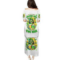 Irish Skull Family Matching Puletasi and Hawaiian Shirt To Wash Down Another Beer To Wash Down This Beer - Wonder Print Shop