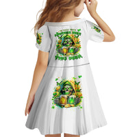 Irish Skull Family Matching Summer Maxi Dress and Hawaiian Shirt To Wash Down Another Beer To Wash Down This Beer - Wonder Print Shop