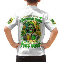 Irish Skull Hawaiian Shirt To Wash Down Another Beer To Wash Down This Beer - Wonder Print Shop