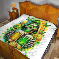Irish Skull Quilt To Wash Down Another Beer To Wash Down This Beer - Wonder Print Shop
