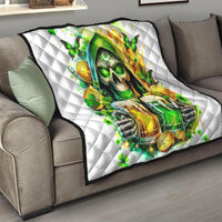 Irish Skull Quilt To Wash Down Another Beer To Wash Down This Beer - Wonder Print Shop