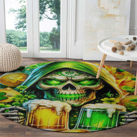 Irish Skull Round Carpet To Wash Down Another Beer To Wash Down This Beer
