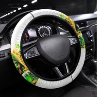 Irish Skull Steering Wheel Cover To Wash Down Another Beer To Wash Down This Beer - Wonder Print Shop
