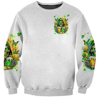 Irish Skull Sweatshirt To Wash Down Another Beer To Wash Down This Beer - Wonder Print Shop