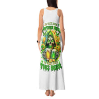 Irish Skull Tank Maxi Dress To Wash Down Another Beer To Wash Down This Beer - Wonder Print Shop