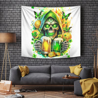 Irish Skull Tapestry To Wash Down Another Beer To Wash Down This Beer - Wonder Print Shop