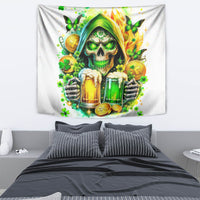 Irish Skull Tapestry To Wash Down Another Beer To Wash Down This Beer - Wonder Print Shop