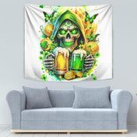 Irish Skull Tapestry To Wash Down Another Beer To Wash Down This Beer - Wonder Print Shop