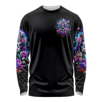 Fairy Skull Long Sleeve Shirt Bitch I'm Not A Princess I'm The Fucking Queen - Wonder Print Shop