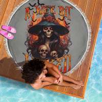 Witch Skull Beach Blanket A Wee Bit Wicked - Wonder Print Shop