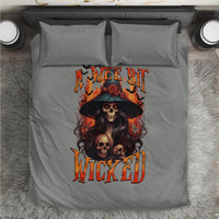 Witch Skull Bedding Set A Wee Bit Wicked - Wonder Print Shop