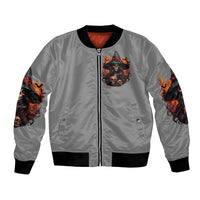 Witch Skull Bomber Jacket A Wee Bit Wicked - Wonder Print Shop