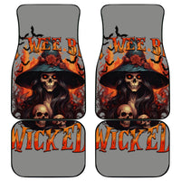 Witch Skull Car Mats A Wee Bit Wicked - Wonder Print Shop