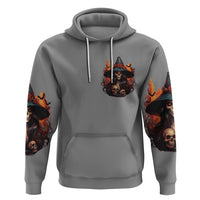 Witch Skull Hoodie A Wee Bit Wicked - Wonder Print Shop