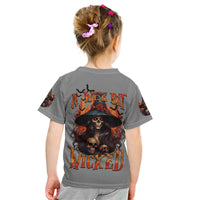 Witch Skull Kid T Shirt A Wee Bit Wicked - Wonder Print Shop