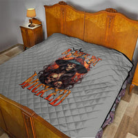 Witch Skull Quilt A Wee Bit Wicked - Wonder Print Shop