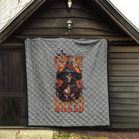 Witch Skull Quilt A Wee Bit Wicked - Wonder Print Shop