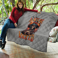 Witch Skull Quilt A Wee Bit Wicked - Wonder Print Shop