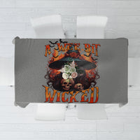 Witch Skull Tablecloth A Wee Bit Wicked - Wonder Print Shop