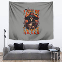 Witch Skull Tapestry A Wee Bit Wicked - Wonder Print Shop