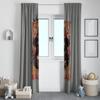 Witch Skull Window Curtain A Wee Bit Wicked - Wonder Print Shop