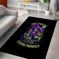 Witch Skull Area Rug Don't Make Me Get The Flying Monkey - Wonder Print Shop