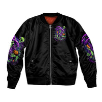 Witch Skull Bomber Jacket Don't Make Me Get The Flying Monkey - Wonder Print Shop