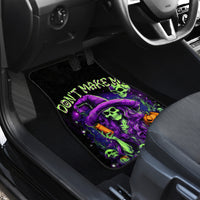 Witch Skull Car Mats Don't Make Me Get The Flying Monkey - Wonder Print Shop