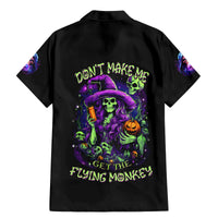 Witch Skull Family Matching Mermaid Dress and Hawaiian Shirt Don't Make Me Get The Flying Monkey - Wonder Print Shop