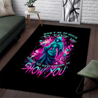 Witch Skull Area Rug Don't Be So Quick To Judge Me - Wonder Print Shop