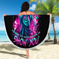 Witch Skull Beach Blanket Don't Be So Quick To Judge Me - Wonder Print Shop
