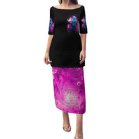 Witch Skull Family Matching Puletasi Dress and Hawaiian Shirt Don't Be So Quick To Judge Me - Wonder Print Shop