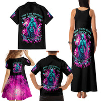 Witch Skull Family Matching Tank Maxi Dress and Hawaiian Shirt Don't Be So Quick To Judge Me - Wonder Print Shop