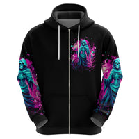 Witch Skull Hoodie Don't Be So Quick To Judge Me - Wonder Print Shop