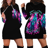 Witch Skull Hoodie Dress Don't Be So Quick To Judge Me - Wonder Print Shop