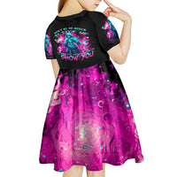 Witch Skull Kid Short Sleeve Dress Don't Be So Quick To Judge Me - Wonder Print Shop