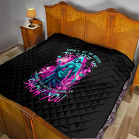 Witch Skull Quilt Don't Be So Quick To Judge Me - Wonder Print Shop