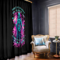 Witch Skull Window Curtain Don't Be So Quick To Judge Me - Wonder Print Shop