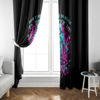 Witch Skull Window Curtain Don't Be So Quick To Judge Me - Wonder Print Shop