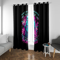 Witch Skull Window Curtain Don't Be So Quick To Judge Me - Wonder Print Shop