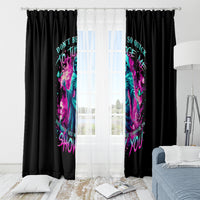 Witch Skull Window Curtain Don't Be So Quick To Judge Me - Wonder Print Shop