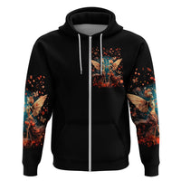 Fairy Skull Hoodie Hello Darkness My Old Friend - Wonder Print Shop